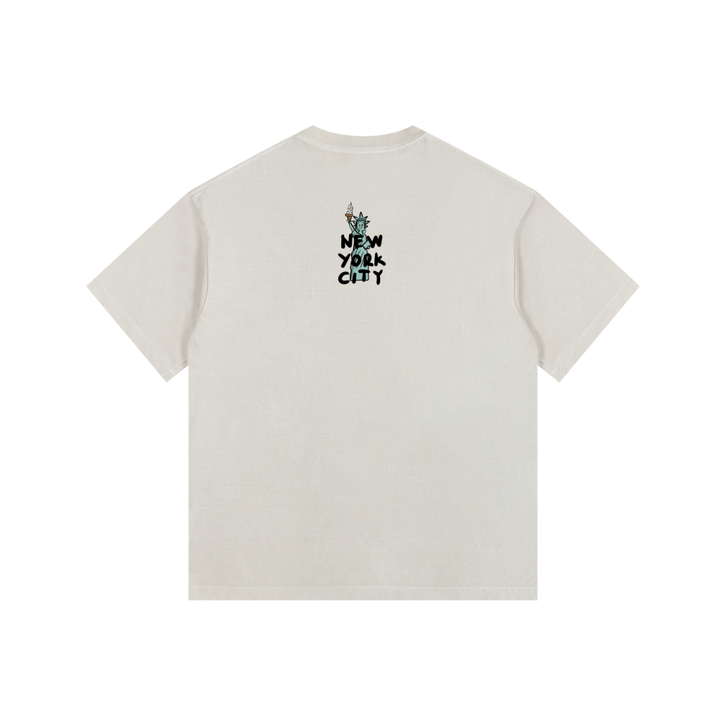Vintage Washed Oversized Cotton T-Shirt