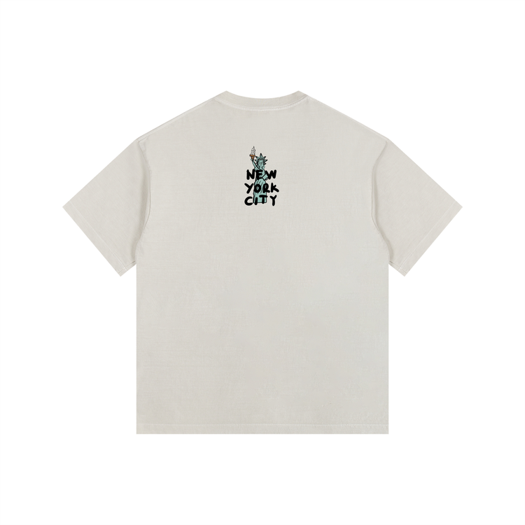 Vintage Washed Oversized Cotton T-Shirt
