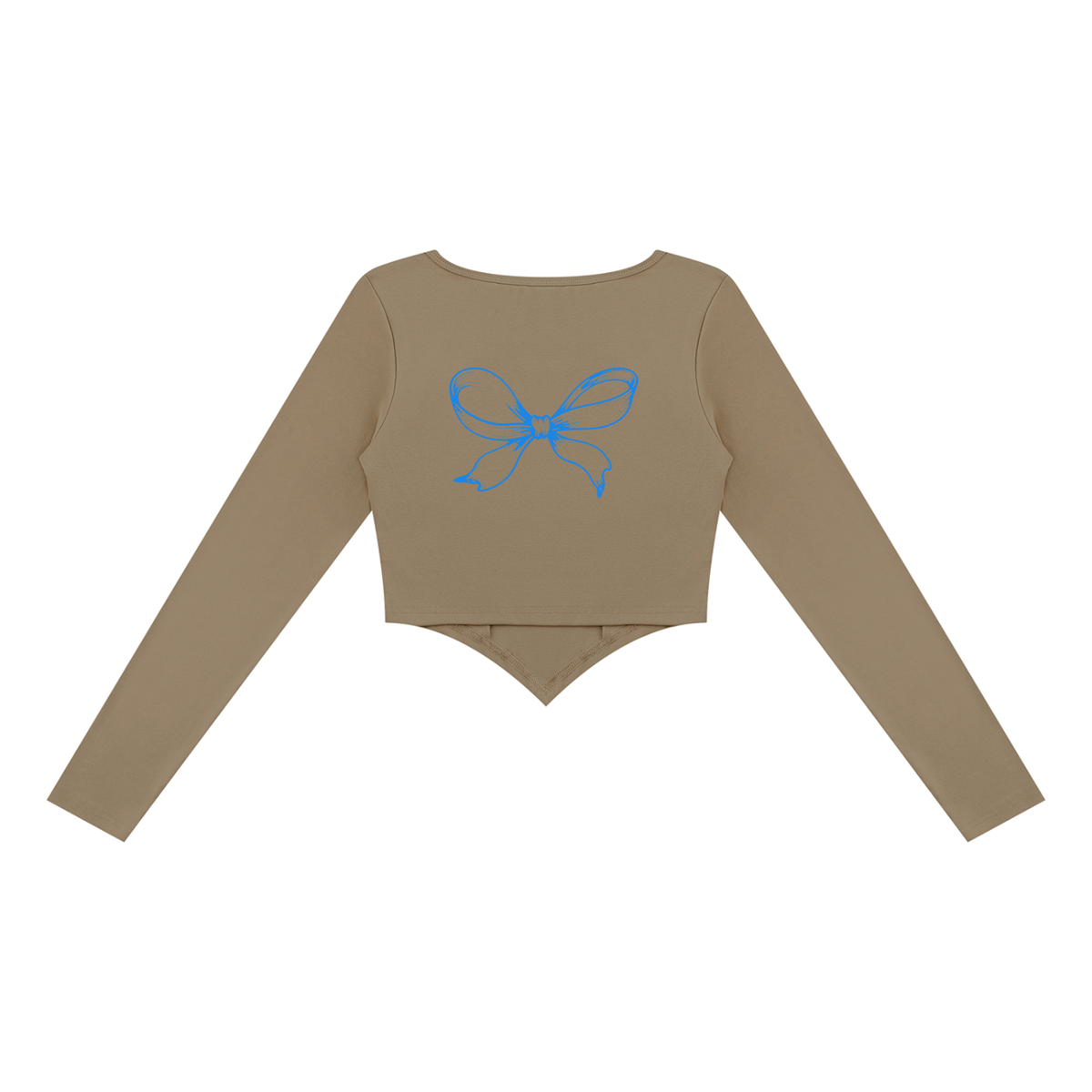 Women's Square Neck Cropped T-Shirt