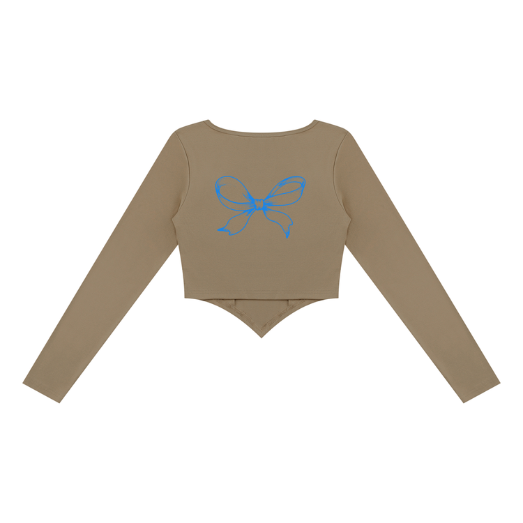 Women's Square Neck Cropped T-Shirt
