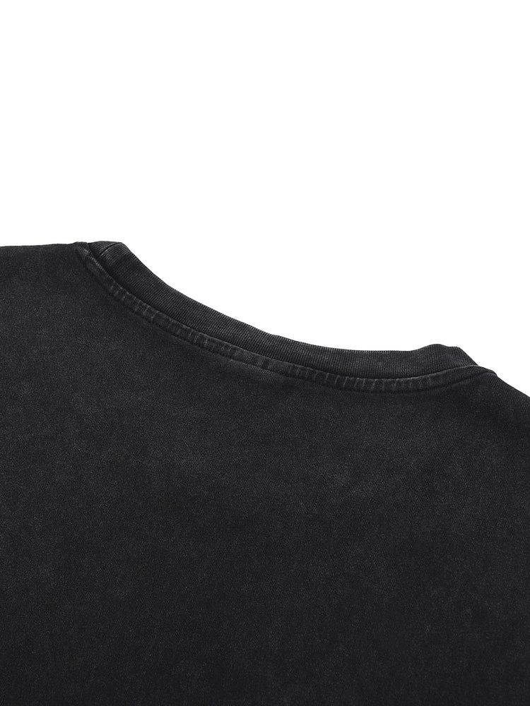 Snow Washed Raw-Hem Tank Top