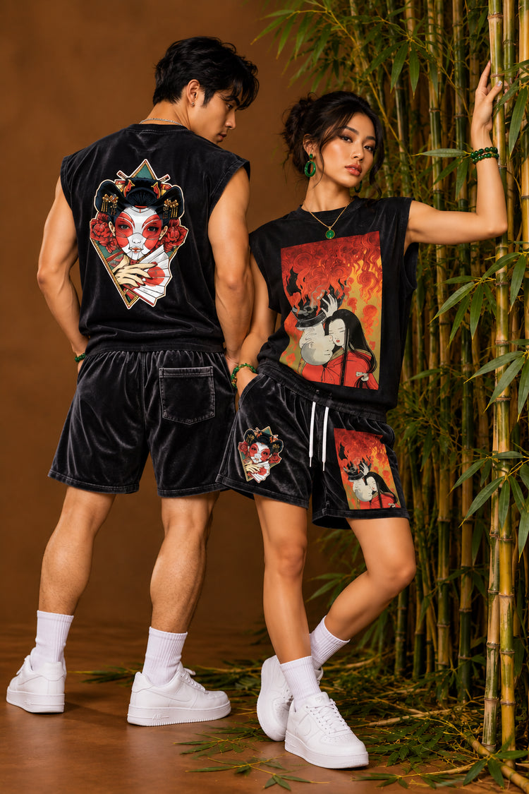 Reverse Dyed Sweatshorts