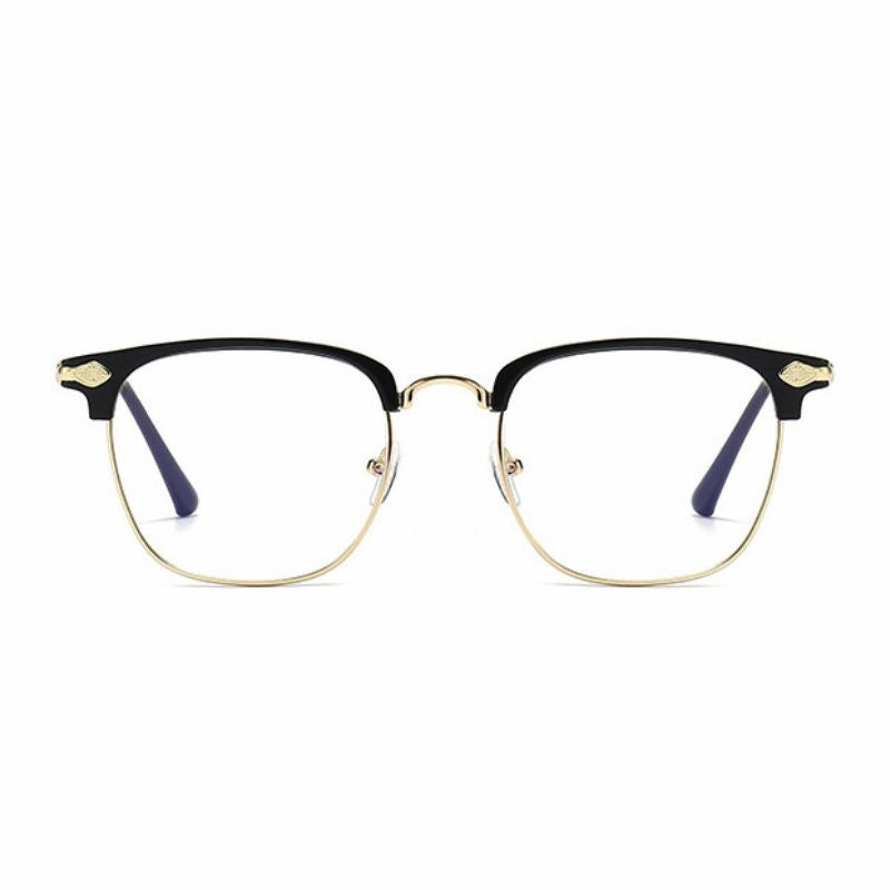 Eyebrow-frame Blue-light-blocking Reading Glasses