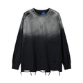 Tie-dye Gradient Long-Sleeve T-Shirt For Men