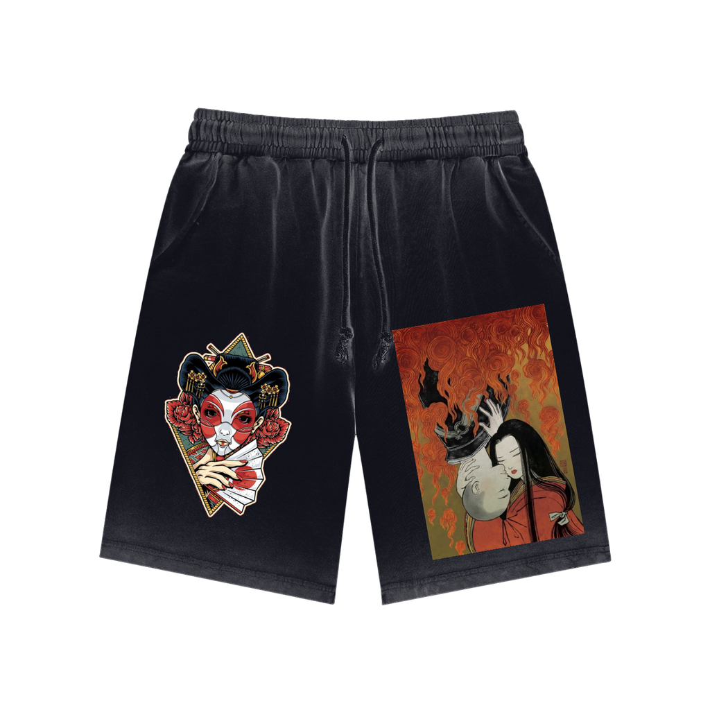 Reverse Dyed Sweatshorts