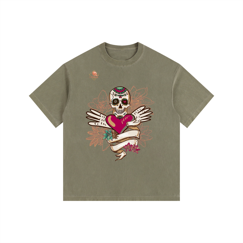 Vintage Washed Oversized Cotton T-Shirt