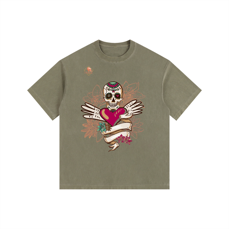 Vintage Washed Oversized Cotton T-Shirt