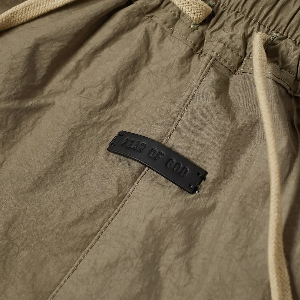 Woven Shorts High Street Loose Five-point Sports Pants For Men And Women