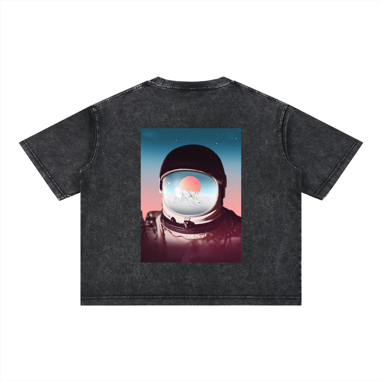 Mineral Wash Boxy Cotton T-Shirt