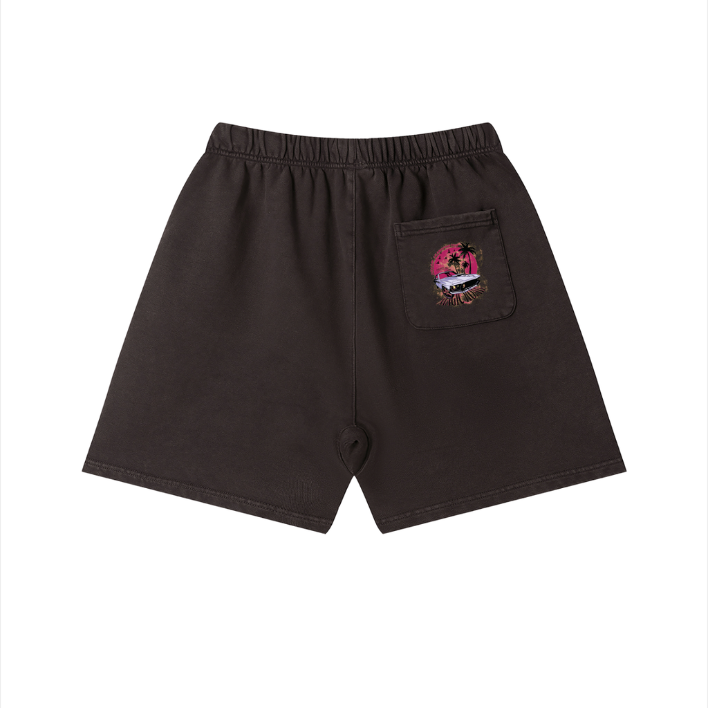 Unisex Vintage Wash Cotton Shorts