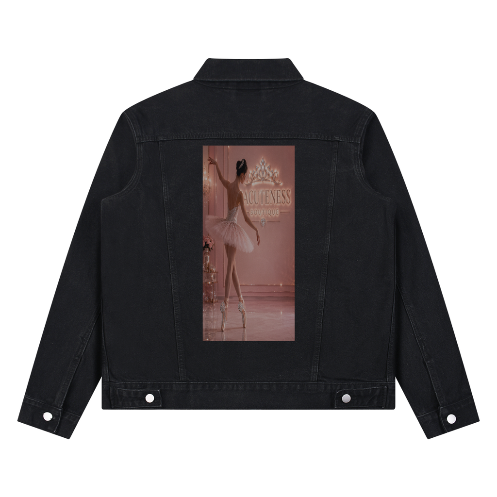 Unisex Vintage Wash Denim Jacket