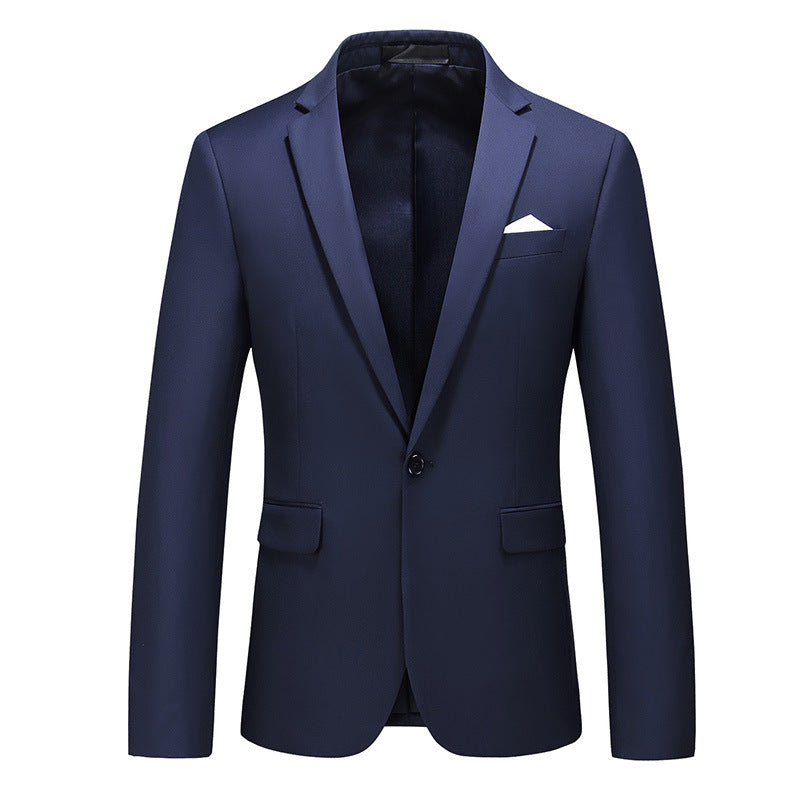 Mens Korean-style Slim-fit Business Suit Jacket