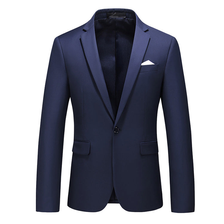 Mens Korean-style Slim-fit Business Suit Jacket