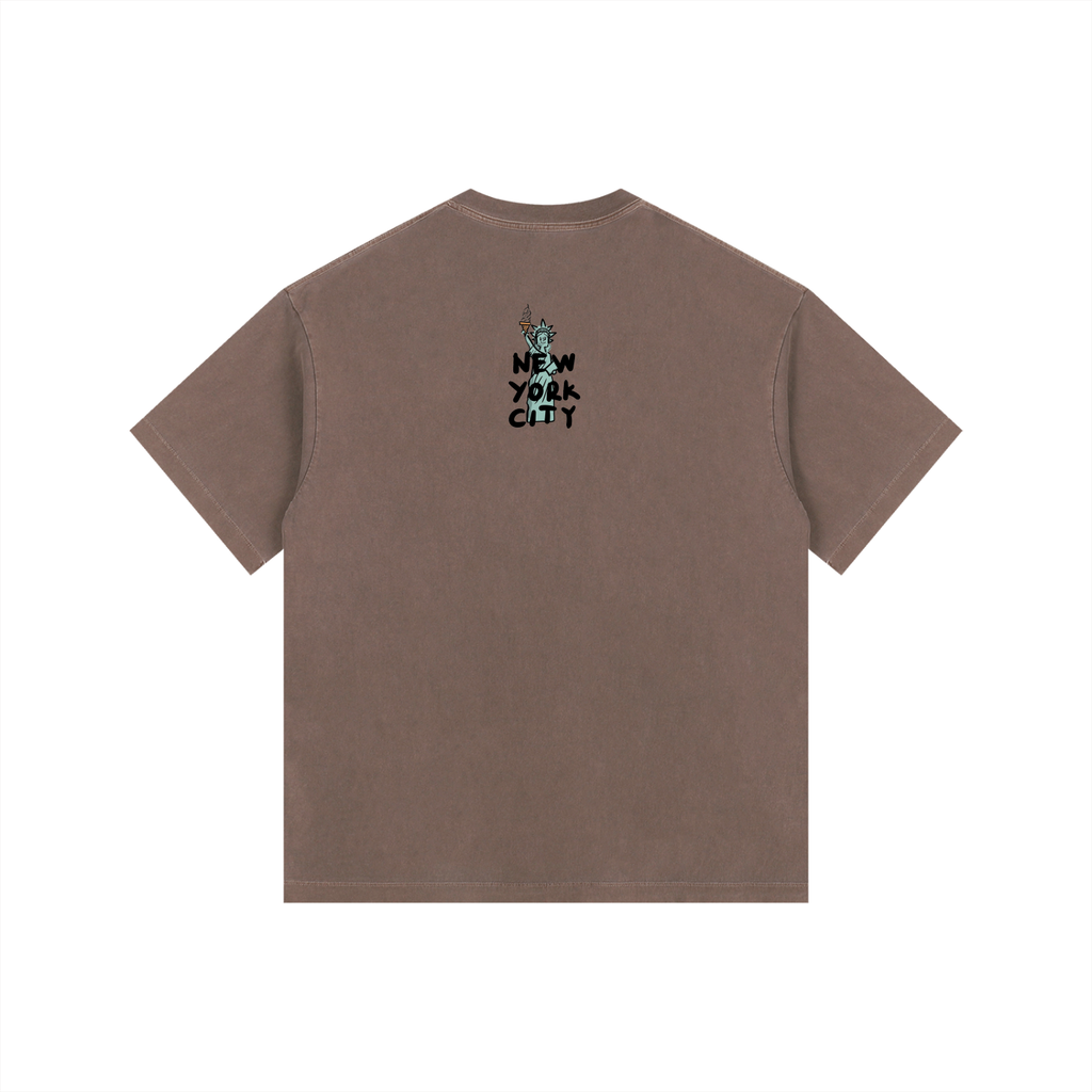 Vintage Washed Oversized Cotton T-Shirt