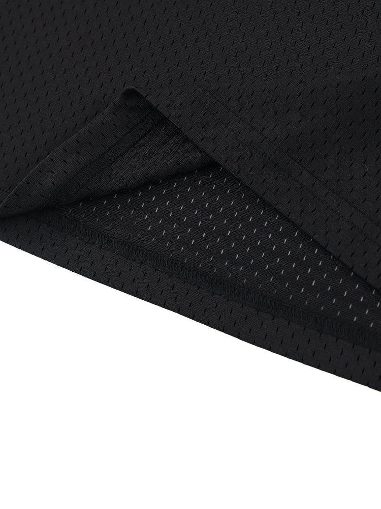 Oversized Mesh V-Neck Soccer Jersey