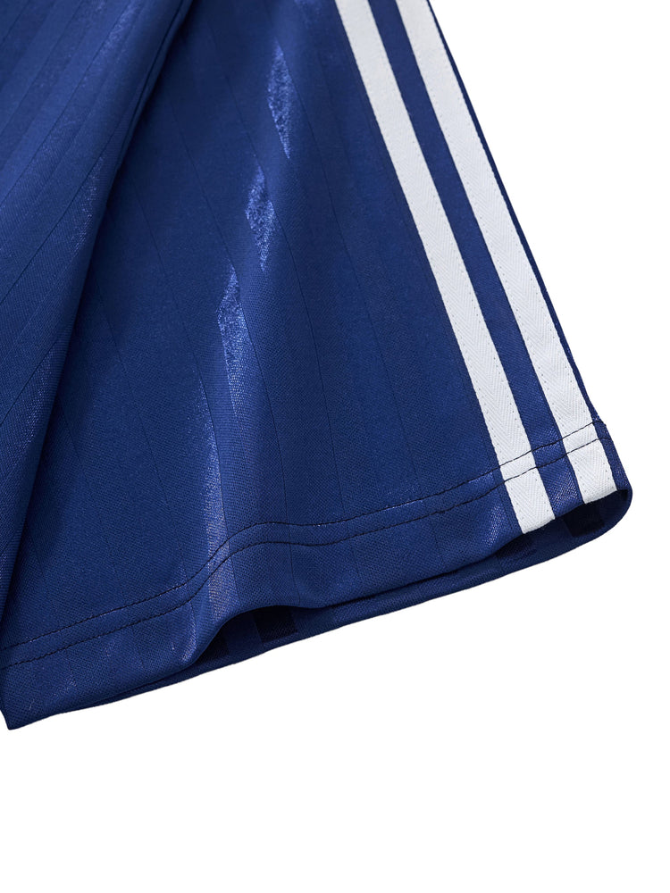 Contrast Collar Striped Soccer Jersey