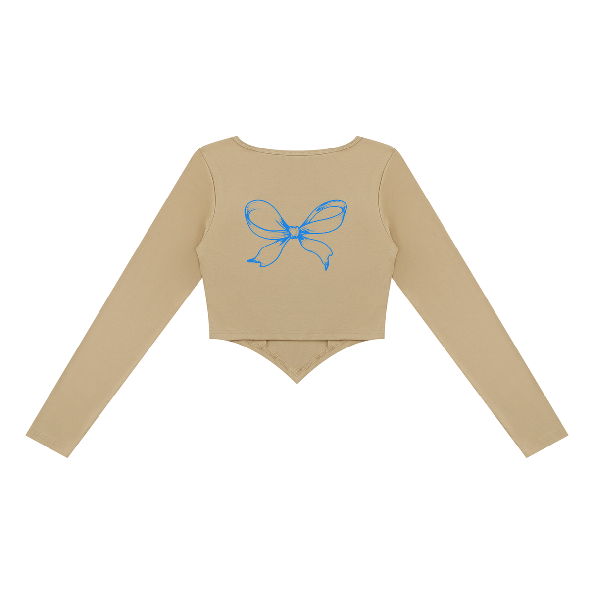Women's Square Neck Cropped T-Shirt