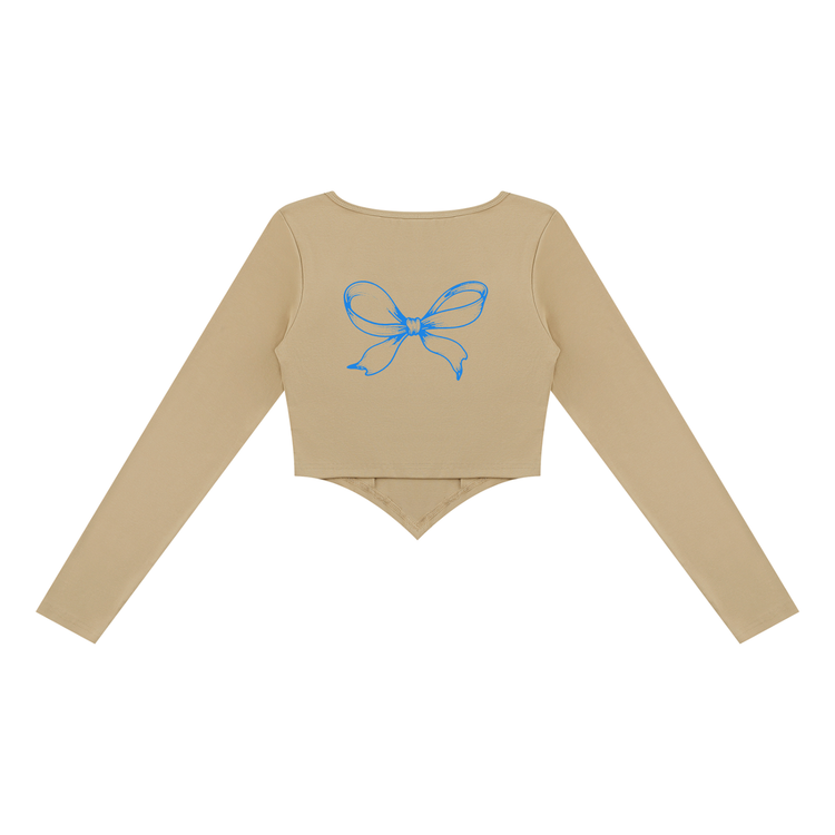 Women's Square Neck Cropped T-Shirt