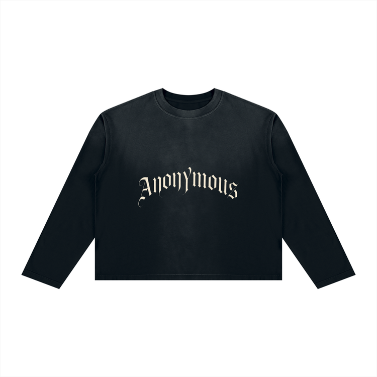 Unisex Sunfade Boxy Long Sleeve T-Shirt