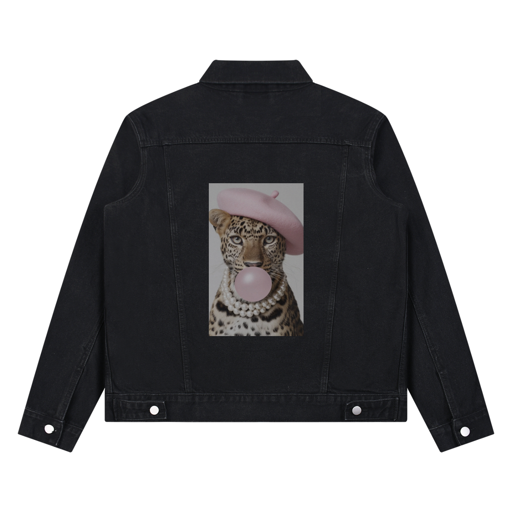 Unisex Vintage Wash Denim Jacket