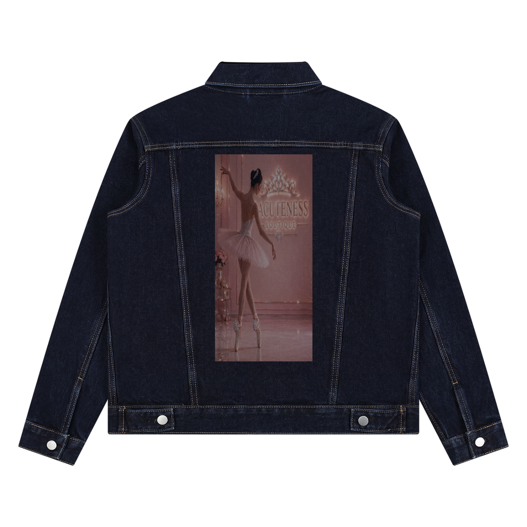 Unisex Vintage Wash Denim Jacket