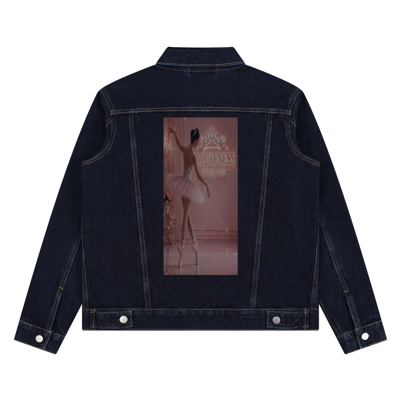 Unisex Vintage Wash Denim Jacket