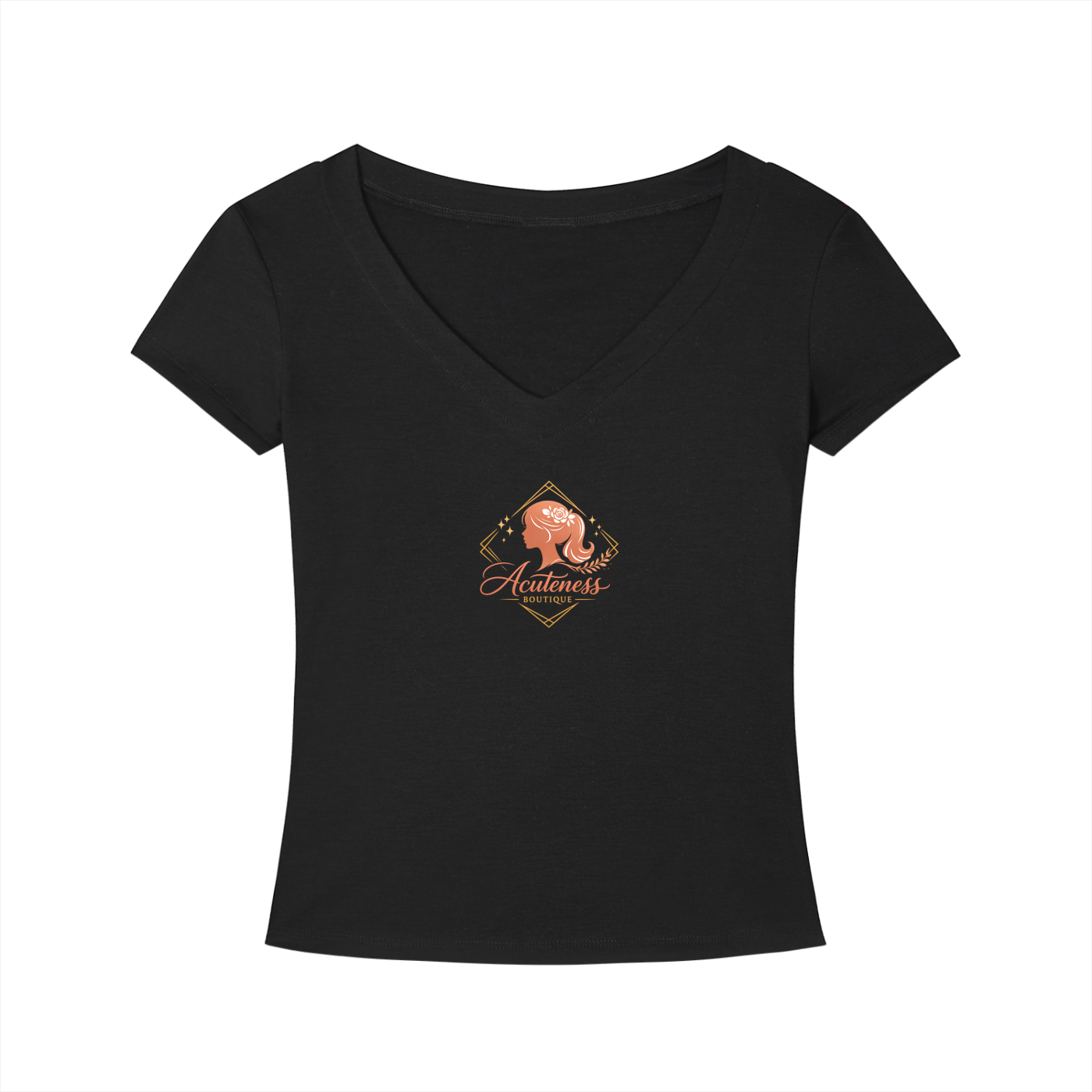 Tencel Slim Fit V-Neck T-Shirt