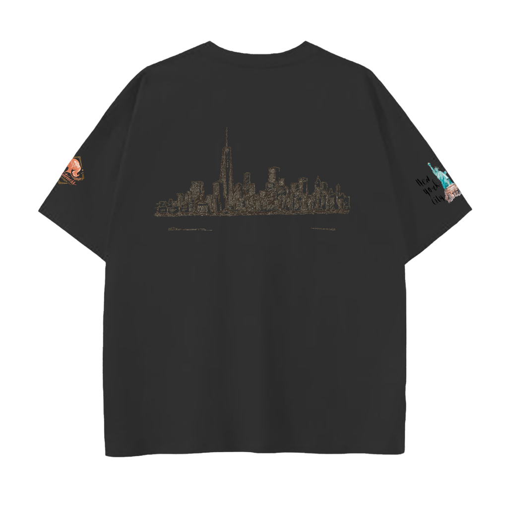 Drop Shoulder Cotton T-Shirt