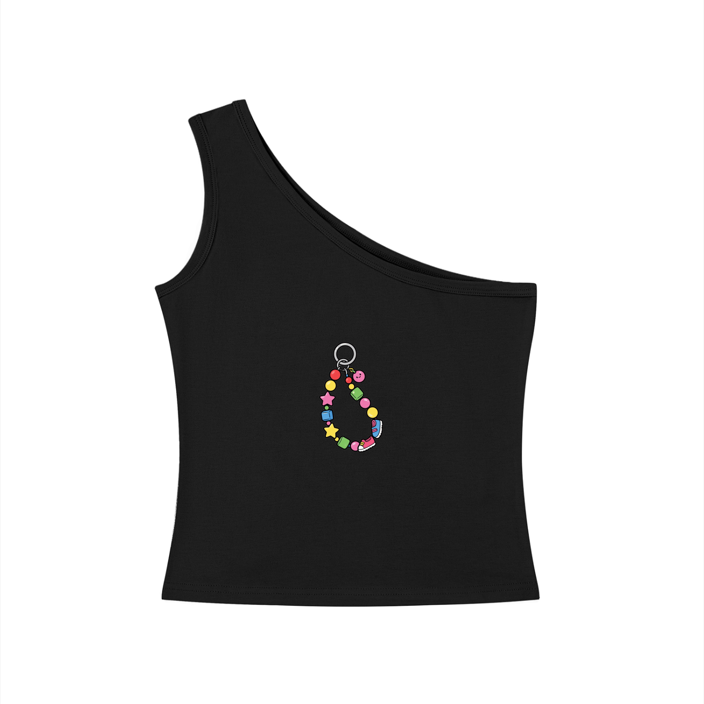 Women's One-Shoulder Crop T-Shirt