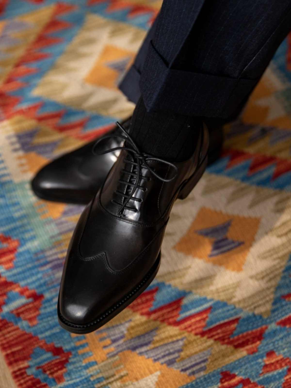 Business Formal Wear Leather Shoes Men's Brogue Shoes