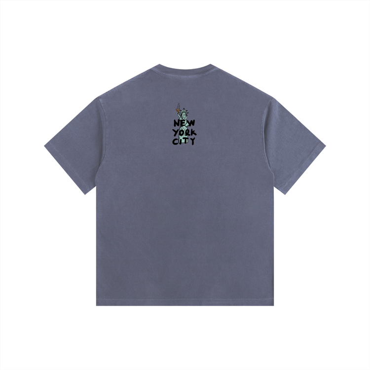 Vintage Washed Oversized Cotton T-Shirt