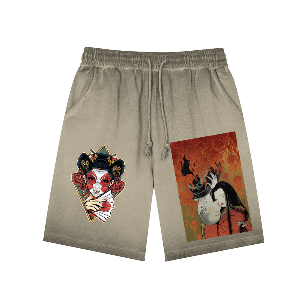 Reverse Dyed Sweatshorts