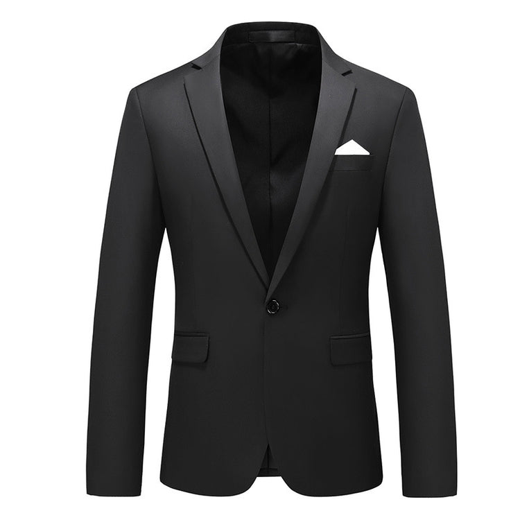 Mens Korean-style Slim-fit Business Suit Jacket