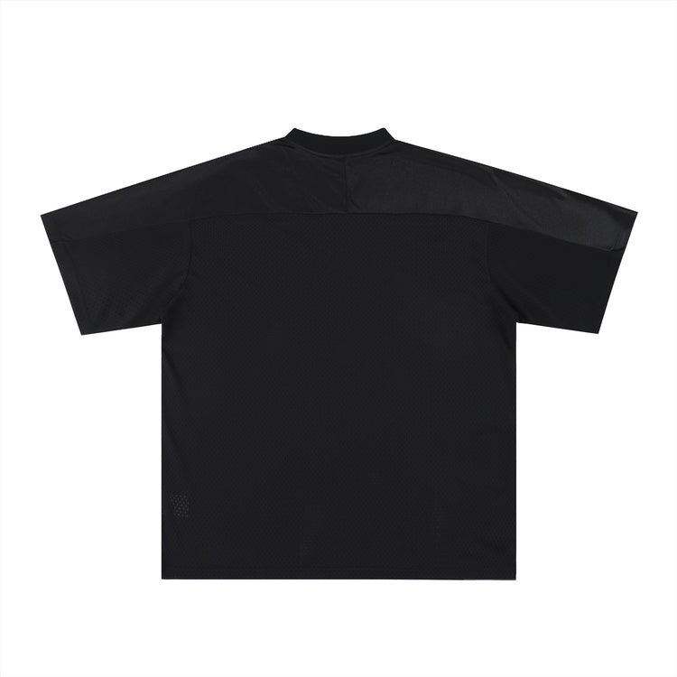 Oversized Mesh V-Neck Soccer Jersey