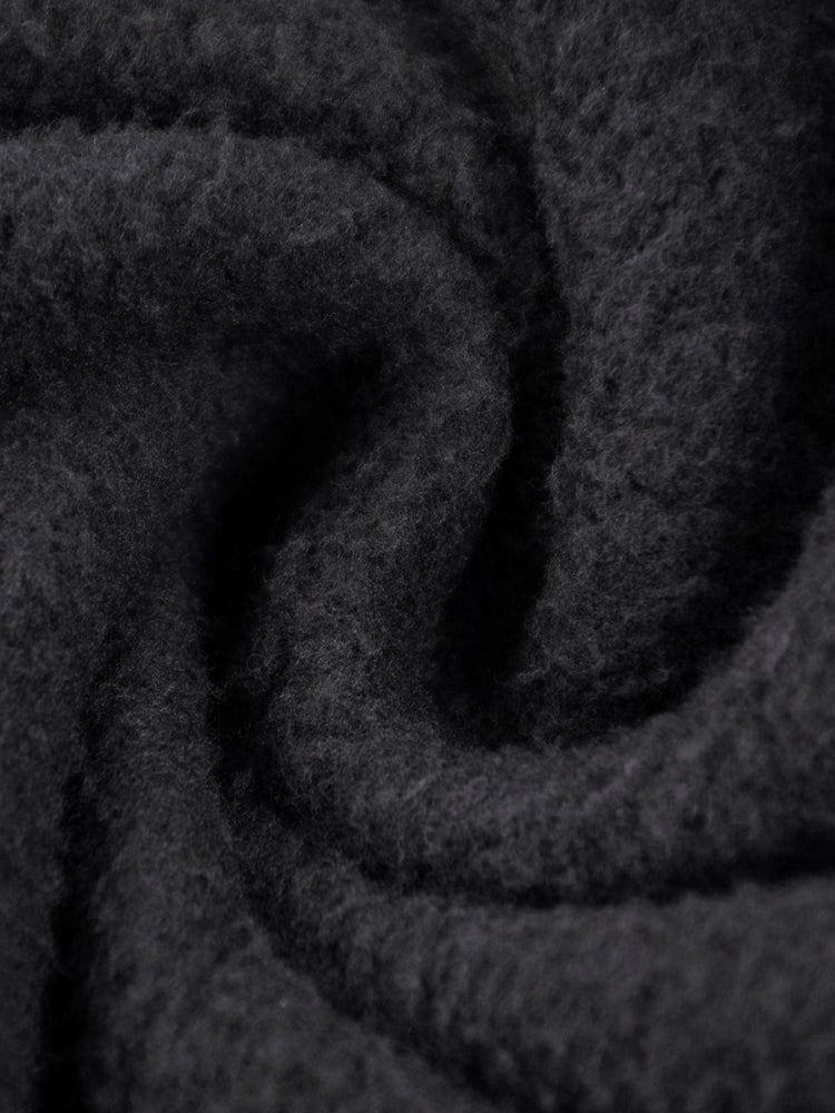 Vintage Washed Frayed Fleece Hoodie