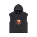 Snow Washed Boxy Hooded Tank Top