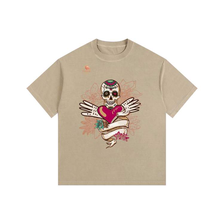 Vintage Washed Oversized Cotton T-Shirt