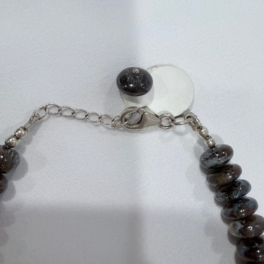 Smoky Obsidian Glow Necklace