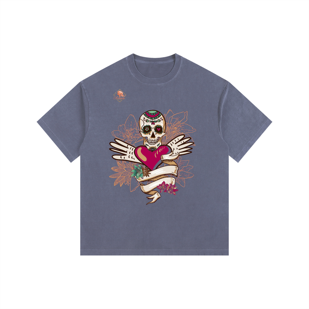 Vintage Washed Oversized Cotton T-Shirt