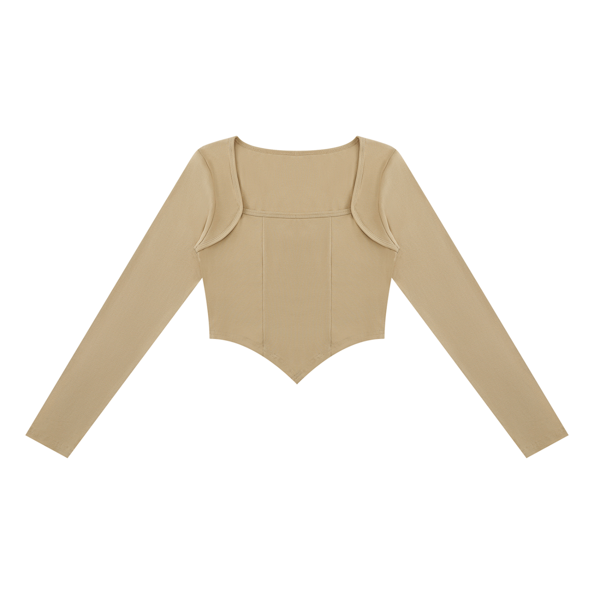 Women's Square Neck Cropped T-Shirt