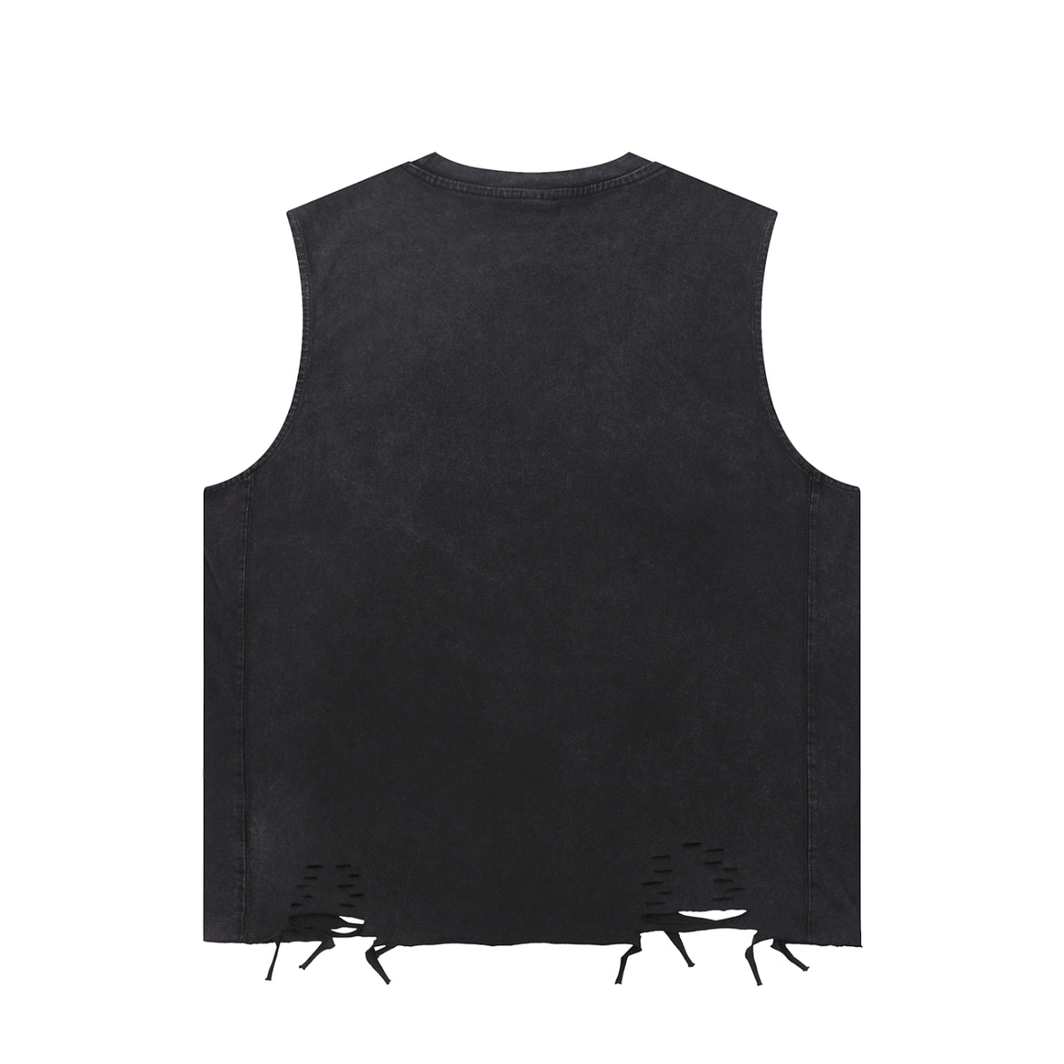 Snow Washed Raw-Hem Tank Top