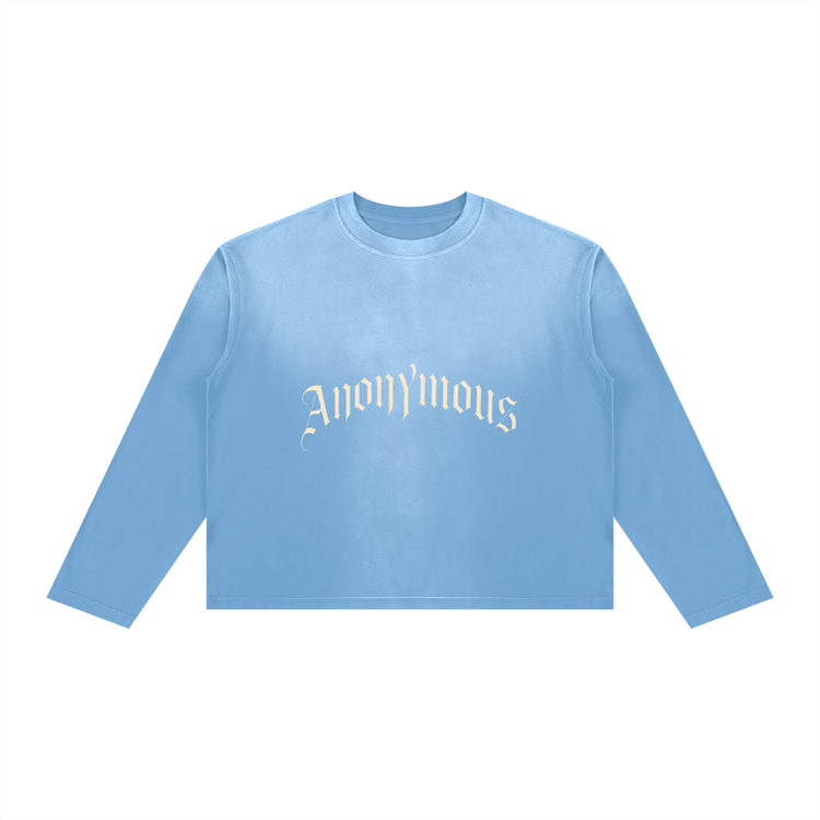 Unisex Sunfade Boxy Long Sleeve T-Shirt