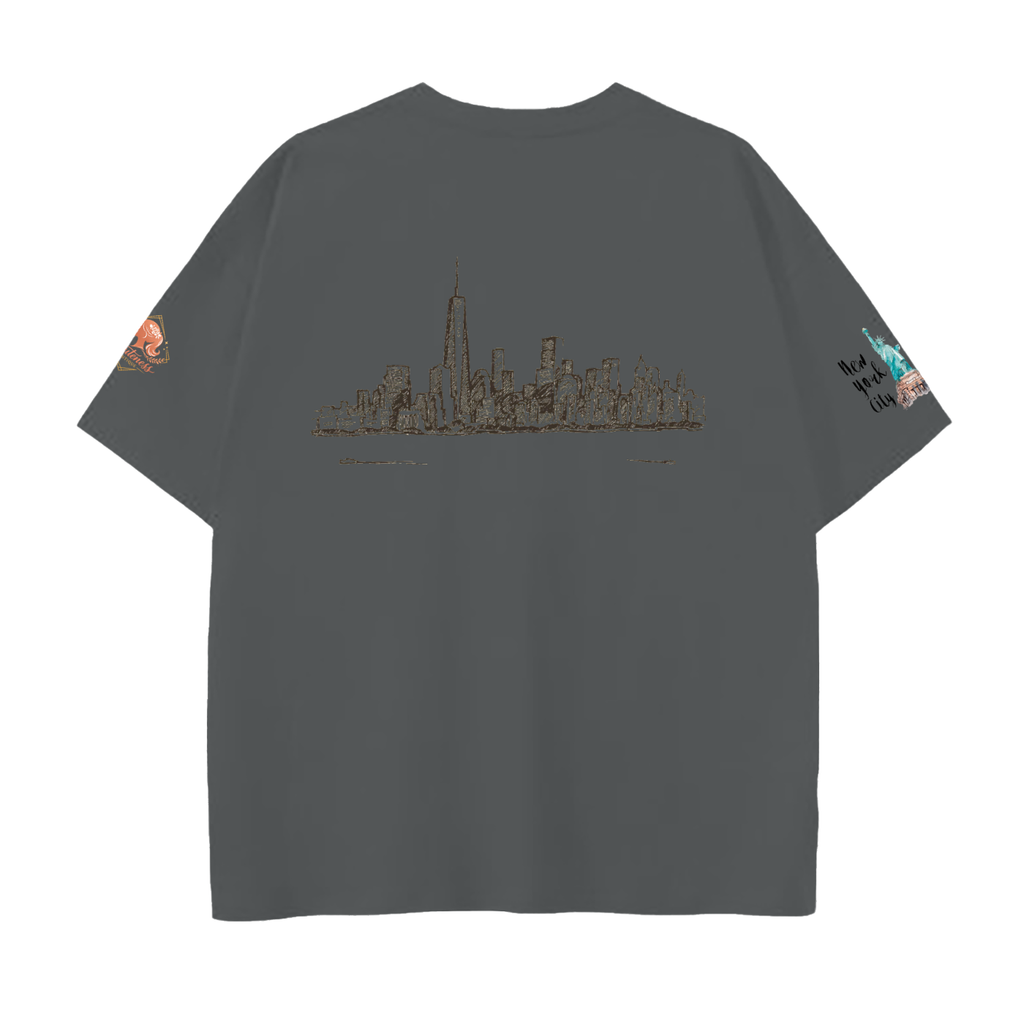 Drop Shoulder Cotton T-Shirt