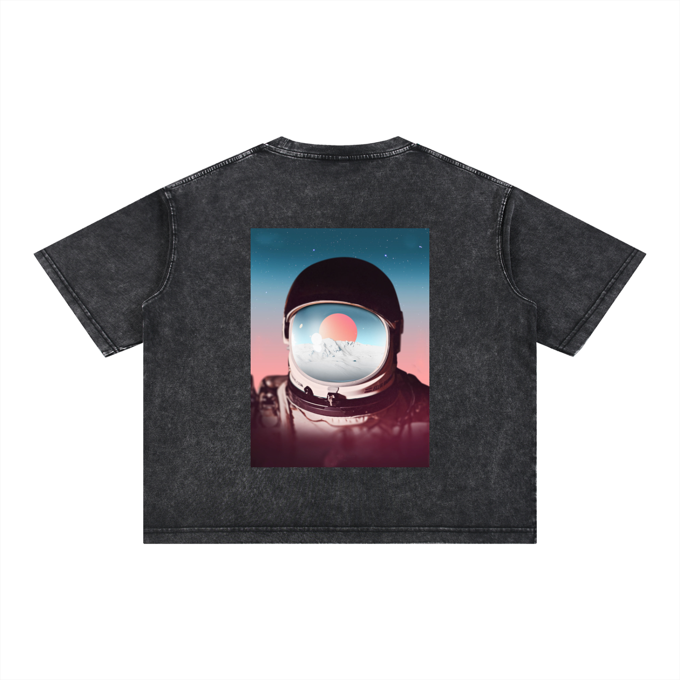 Mineral Wash Boxy Cotton T-Shirt