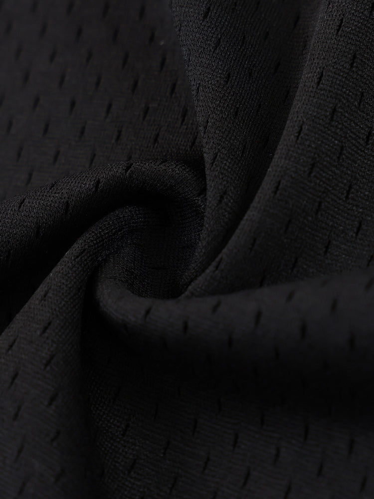 Oversized Mesh V-Neck Soccer Jersey