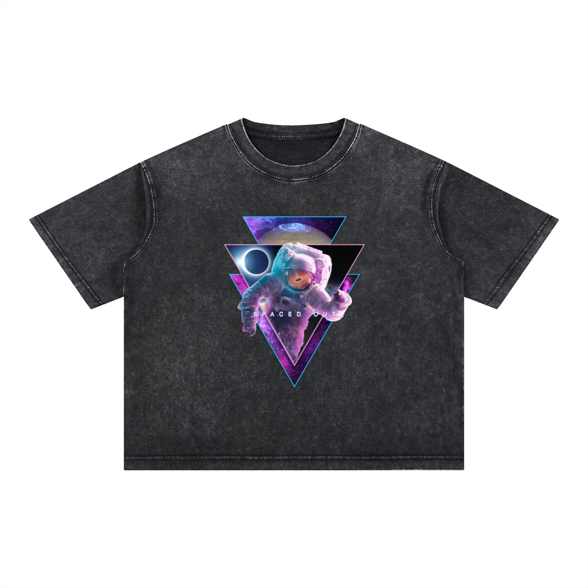 Mineral Wash Boxy Cotton T-Shirt
