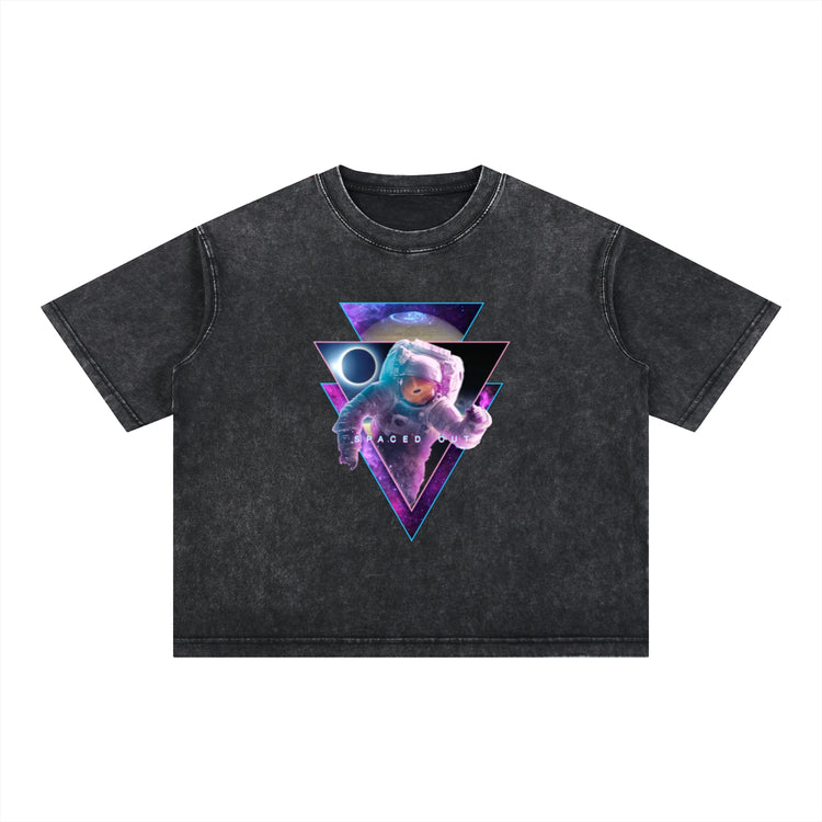 Mineral Wash Boxy Cotton T-Shirt