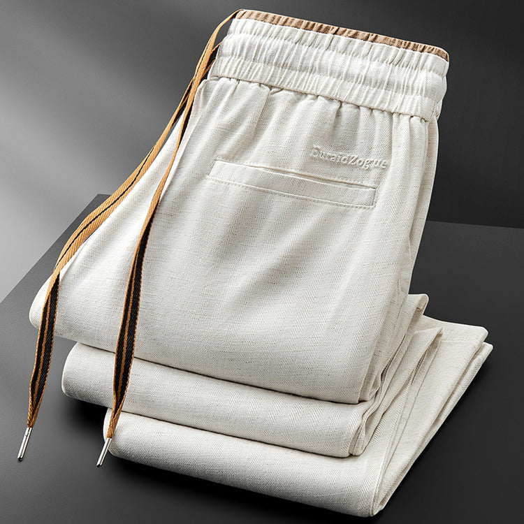 Men's Micro Wide Straight Breathable Sports Pants