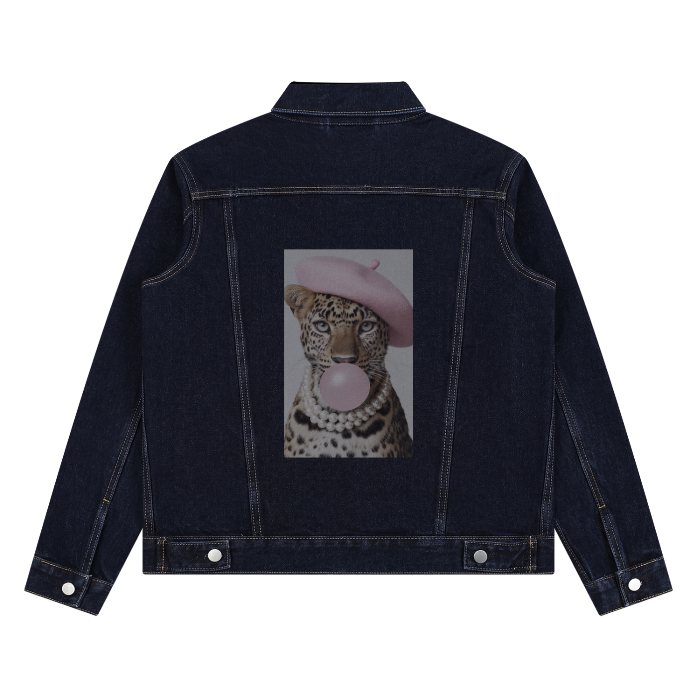 Unisex Vintage Wash Denim Jacket