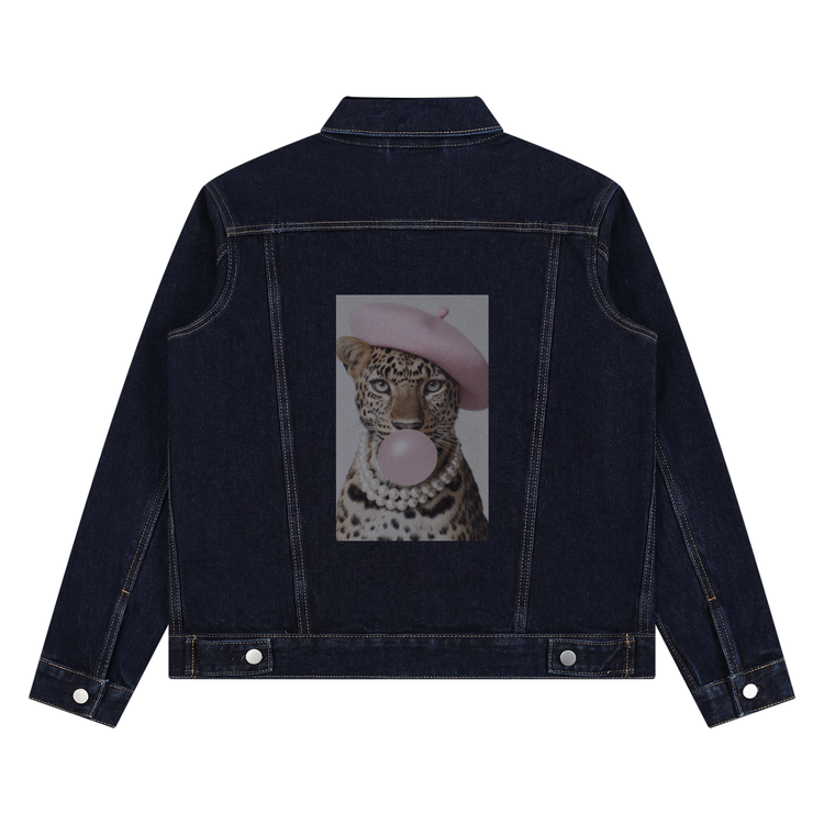 Unisex Vintage Wash Denim Jacket